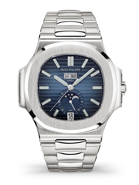 patek philippe nautilus moon|patek philippe annual calendar moonphase.